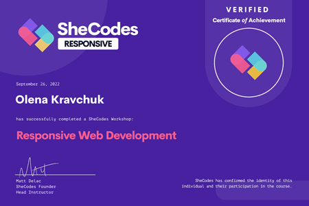 SheCodes Responsive