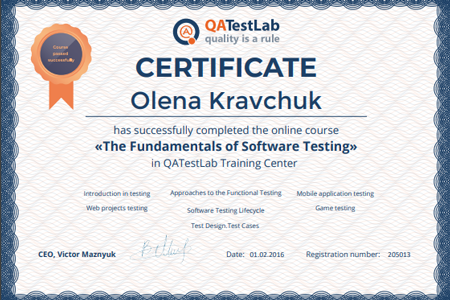 QATestLab Software Testing